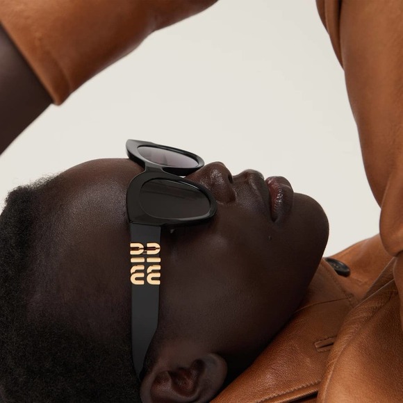 New! MIU MIU Sunglasses SMU01Y 1AB-5D1, Authentic - Picture 3 of 14